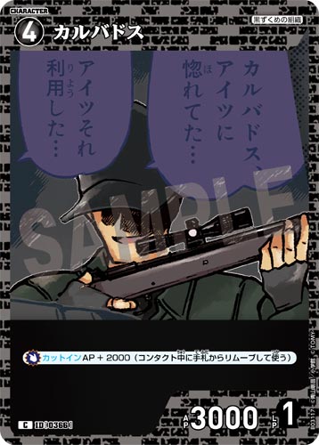 ID[0366] カルバドス 黒 C CT-P03 B03117