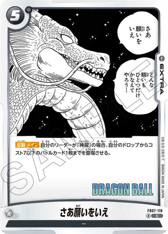 FB07-118 さあ願いをいえ C