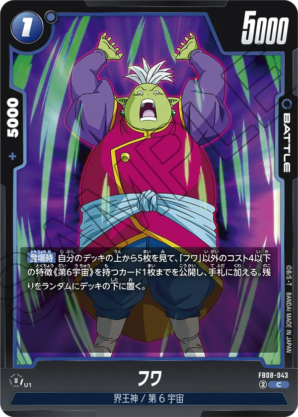 FB08-043 フワ C