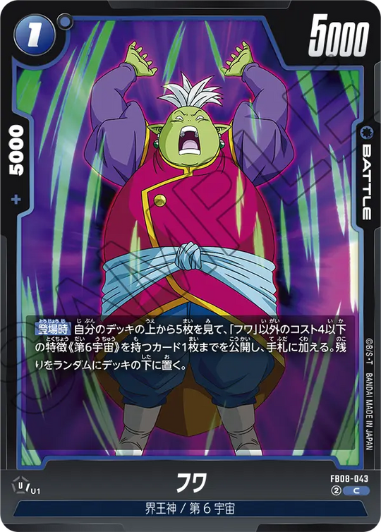 FB08-043 フワ C
