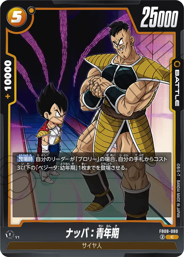 FB08-080 ナッパ：青年期 C